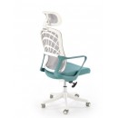 Кресло компьютерное HALMAR VESUVIO 2 бирюзовый/серый/белый